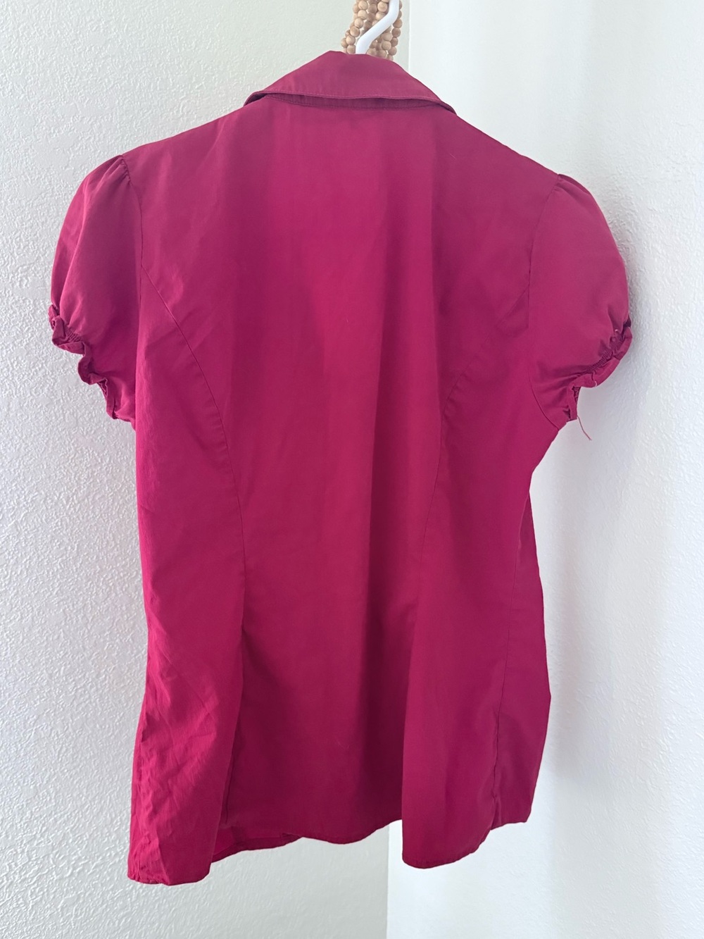 Maurices Y2K Ruffle Button down blouse - Picture 4 of 5